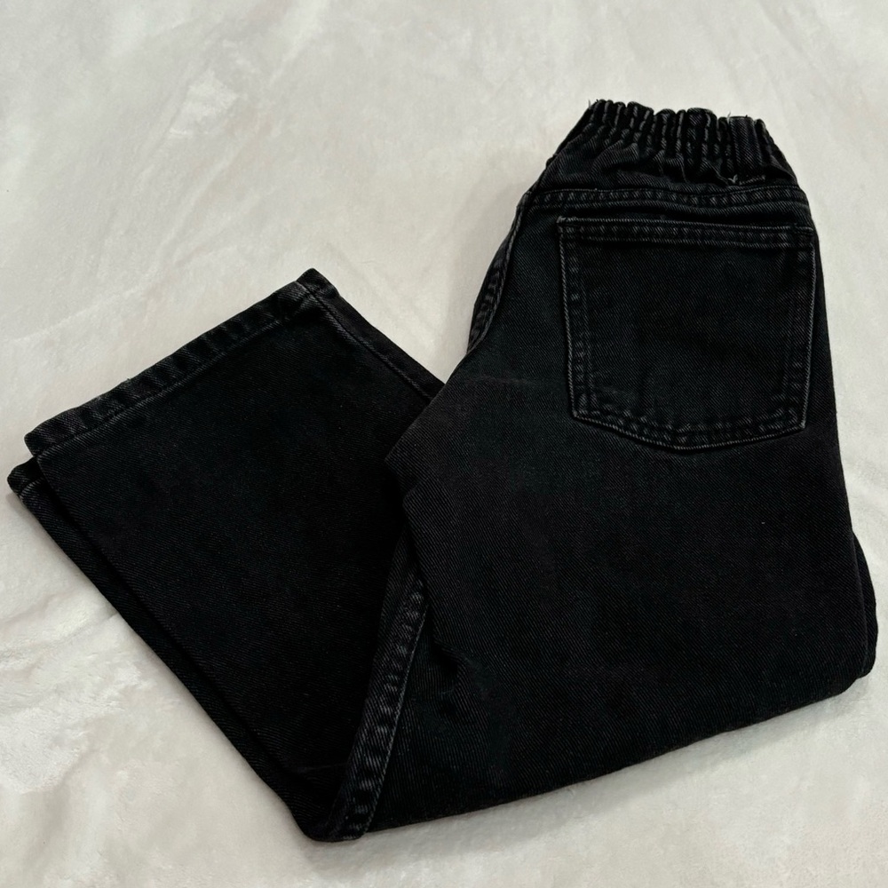 NEW LEGENDS Boy’s Black Denim Straight Leg Jeans Pants - size 6 Regular